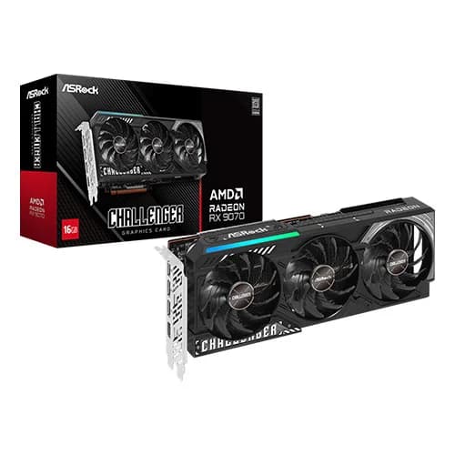 ASRock RX 9070 Challenger 16GB GDDR6 Graphics Card